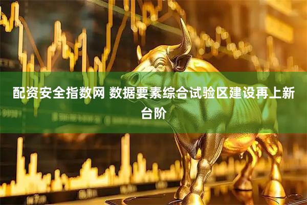 配资安全指数网 数据要素综合试验区建设再上新台阶