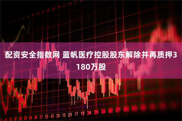 配资安全指数网 蓝帆医疗控股股东解除并再质押3180万股