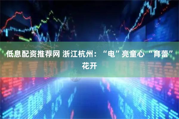 低息配资推荐网 浙江杭州：“电”亮童心 “育蕾”花开